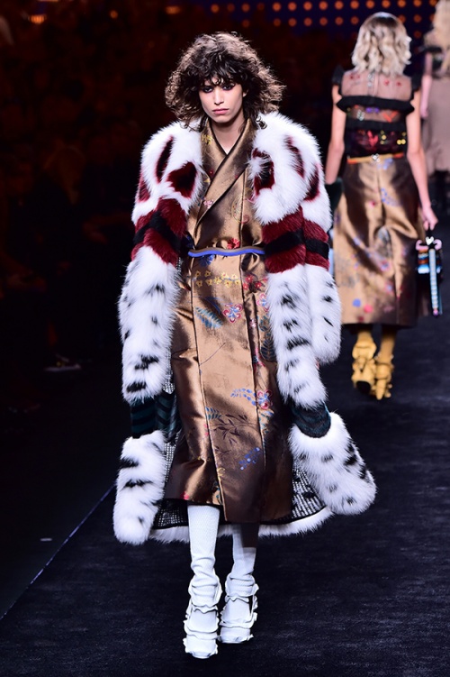 Fendi does fur (Credit: Giuseppe Cacace / AFP)